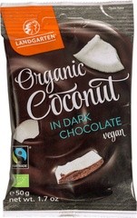 coconut in dark chocolate