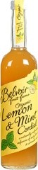 lemon + mint cordial
