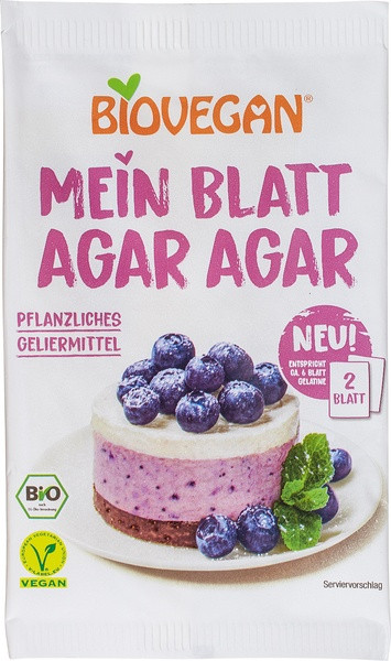 agar-agar blaadjes