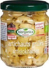 Gegrilde artisjokken in olie