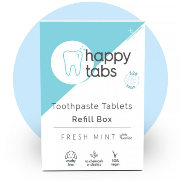 tandpasta refill fresh mint + fluoride