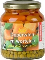 doperwten wortelen