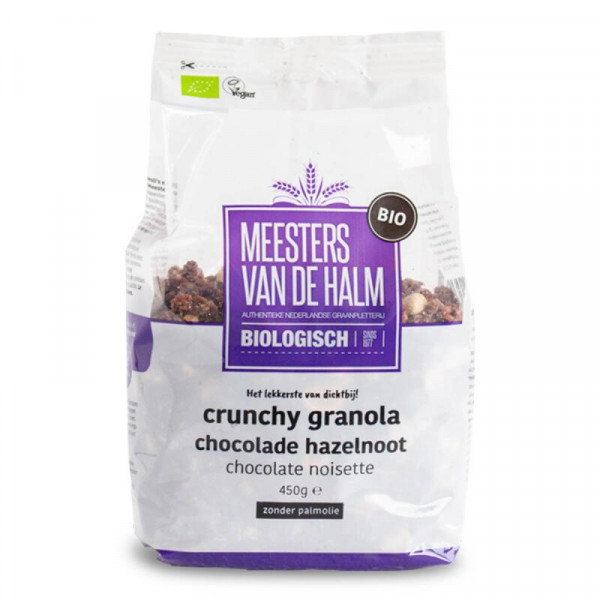 crunchy granola choco hazelnoten