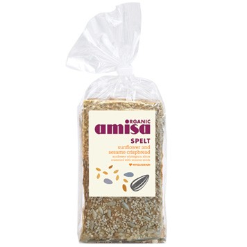 Crispbread sesam zonnebloempit