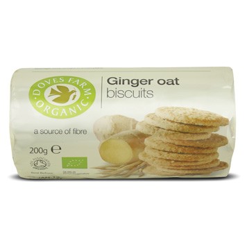Biscuits ginger oat
