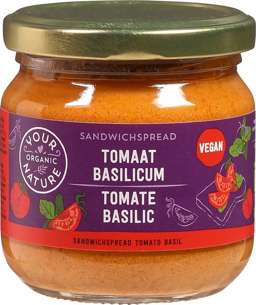 sandwichspread tomaat basilicum