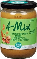 4-mix gemegnde notenpasta (pinda-hazel-cashew-amandel)