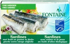 sardines huid en graten