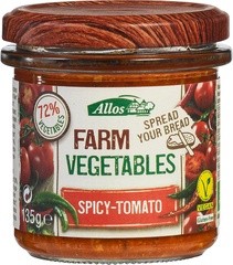 farm vegetables spicy tomaat spread