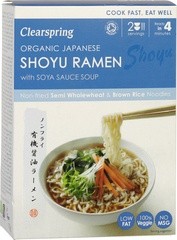 Japanese shoyu ramen noodles with soya sauce soup