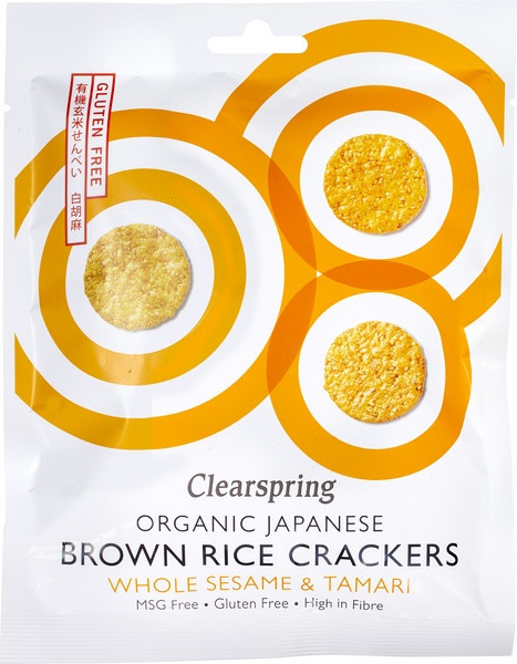 brown rice crackers whole sesame