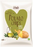 aardappelchips gebakken in olijfolie