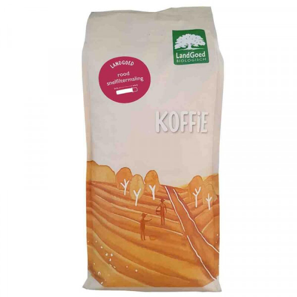 koffie roodmerk gemalen