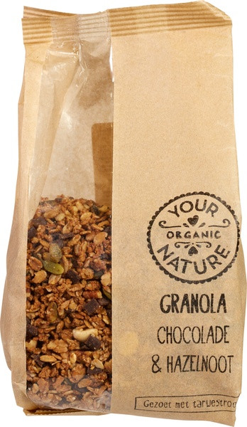 granola - chocolade + hazelnoot