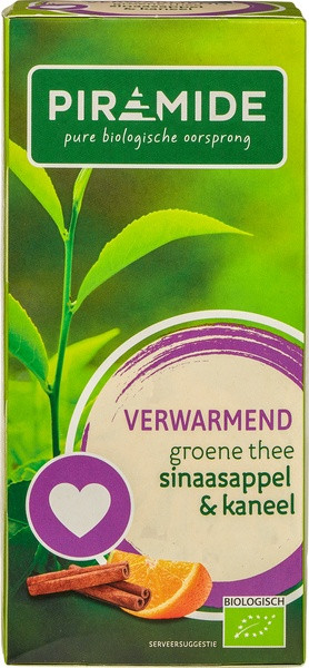 groene-thee verwarmend sinaasappel-kaneel