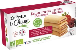 koekreep met rode fruitvulling