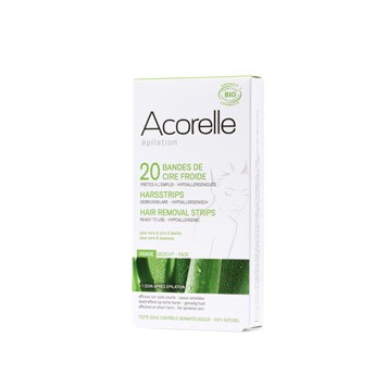 Hair removal strips for face