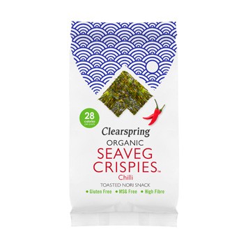 Seaveg crispies chilli nori snack