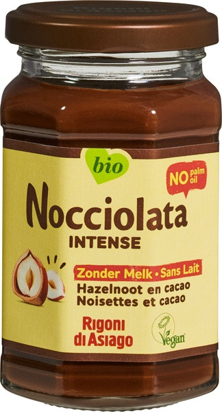 cacao-hazelnootpasta zonder melk