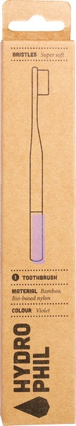 tandenborstel fsc bamboe , super soft, violet