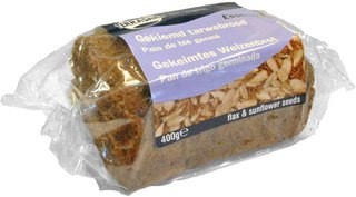 Gekiemd brood lijnzaad-zonnebloempitten