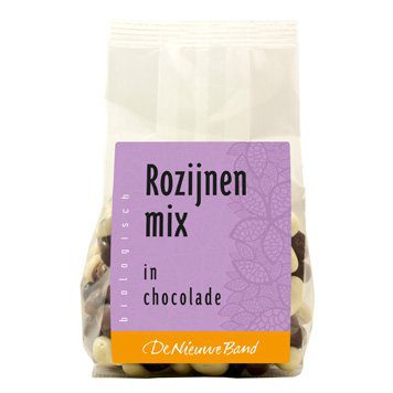 rozijnen-mix (in chocolade)