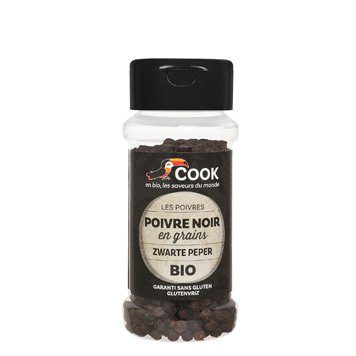 zwarte peperkorrels