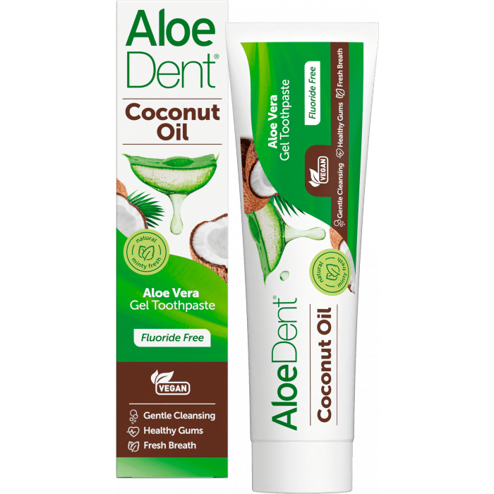 tandpasta aloe vera kokosolie