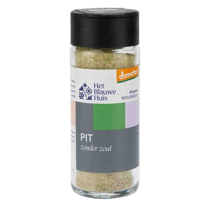 pit (zonder zout) in glas