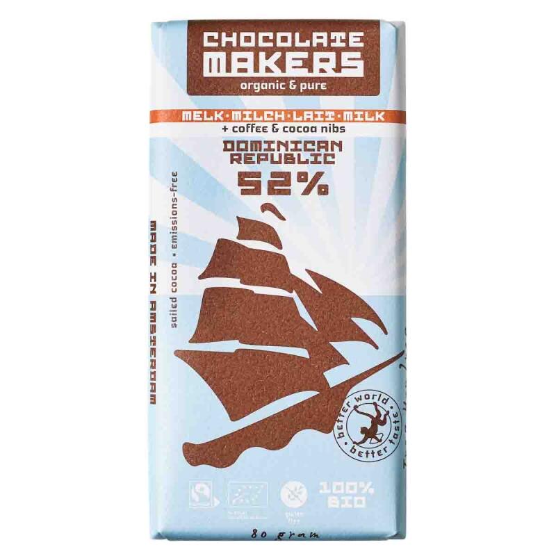 tres hombres 52% melk koffie