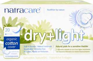 dry and light incontinence pads