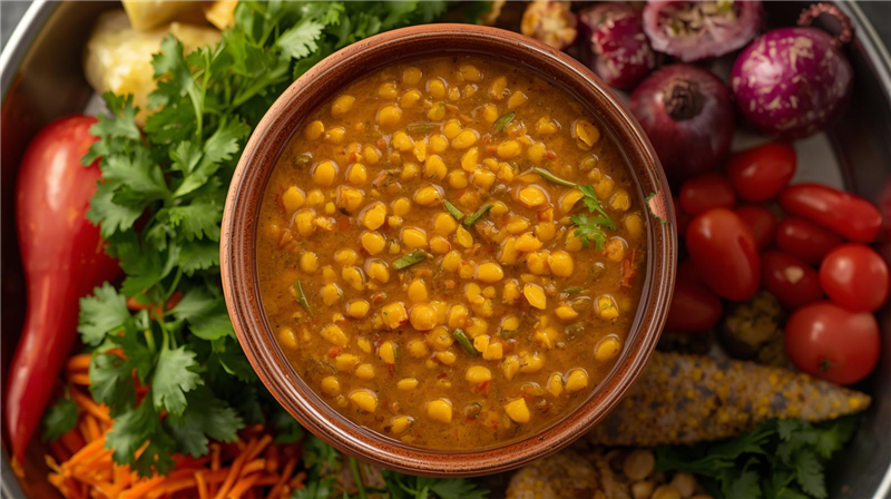 basis van een echte Indiase comfort food