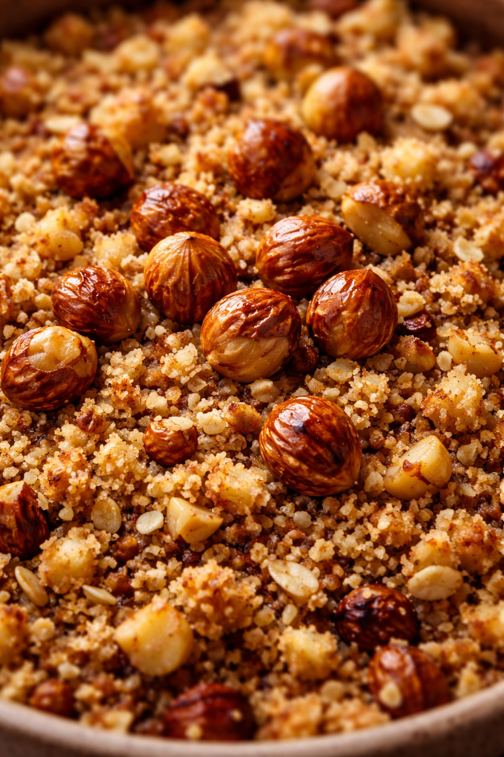 hazelnoot-crumble – strooi maar raak