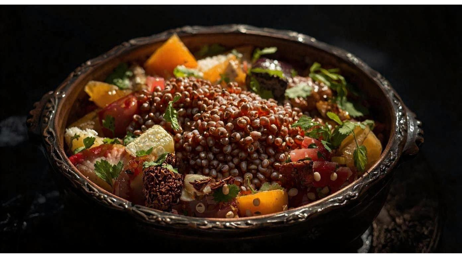 winterse gortotto met geroosterde groenten