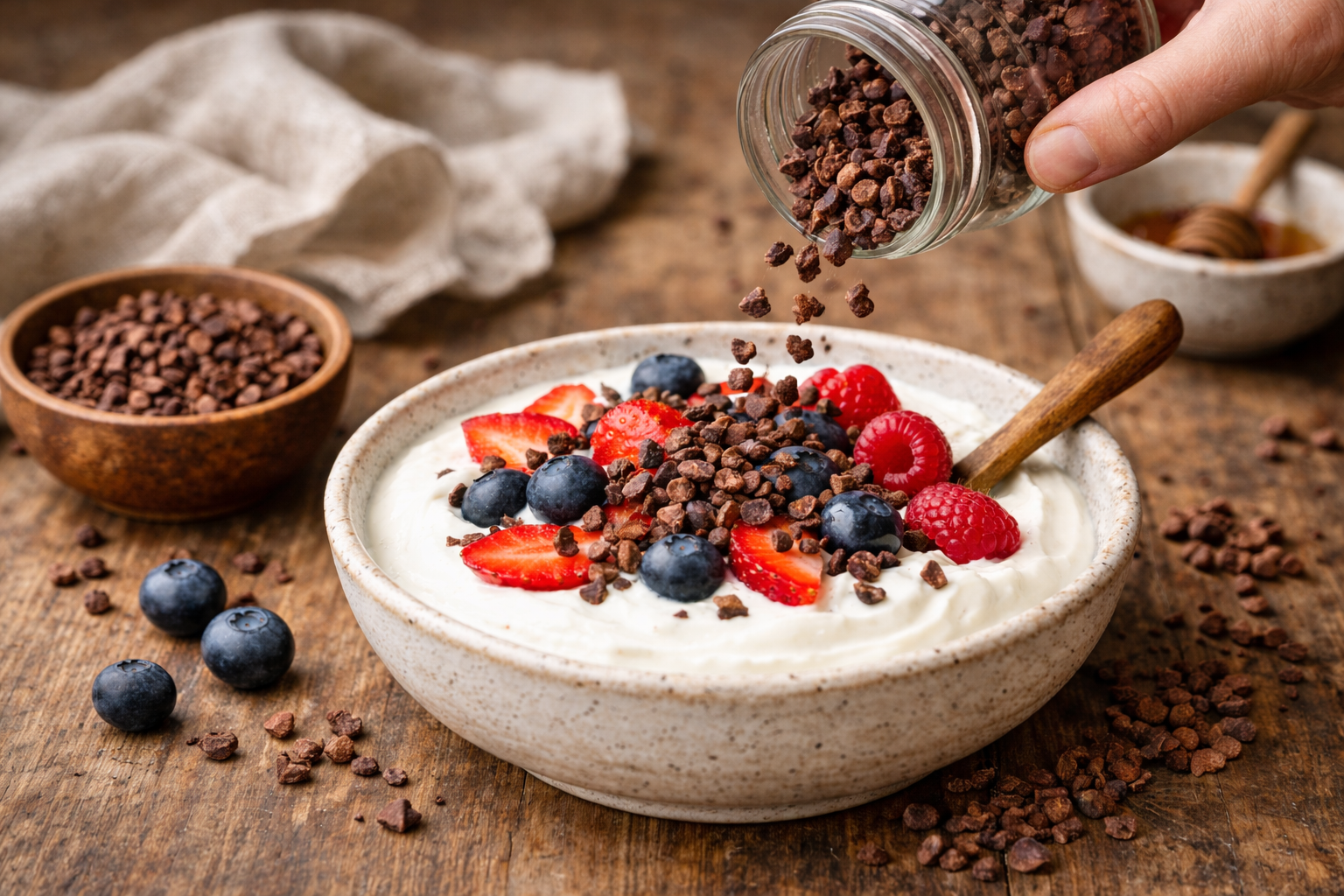 Van Bitter tot Bites: alles wat je moet weten over rauwe cacaonibs”